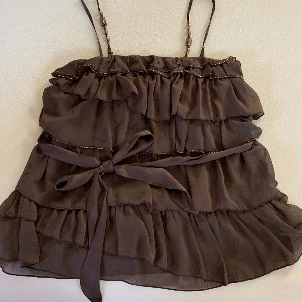 Fun simmer top with beaded detail